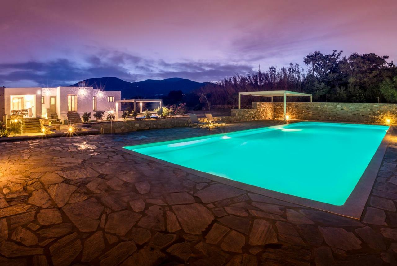 Kallirroe Deluxe Villa With Sea View And Pool Chrisi Akti  Ngoại thất bức ảnh